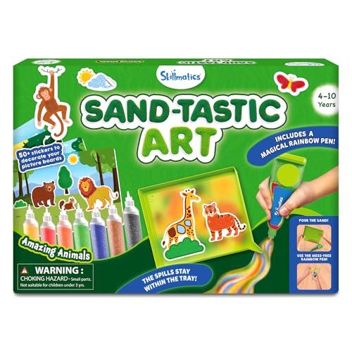 Skillmatics Sand Art – Animals, Preschool Crafts, Montessori Activity Kit